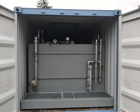 Container med tank