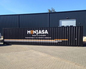 Containerløsning med 40 m3 tank